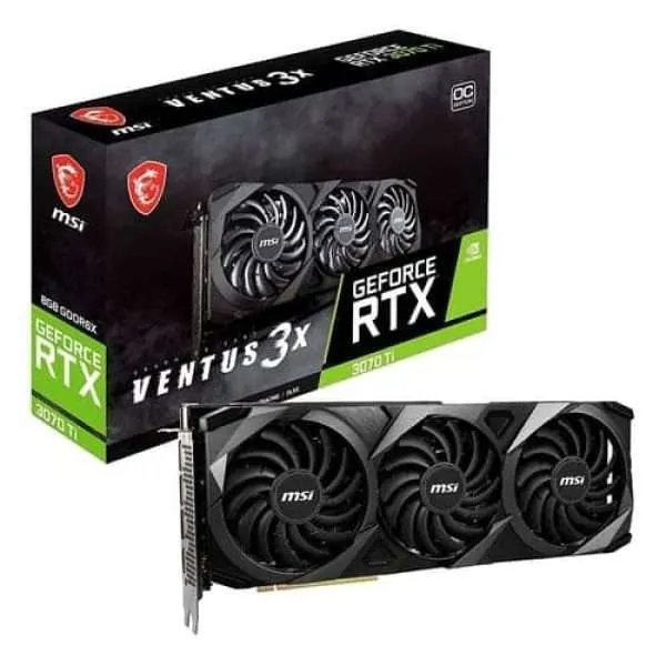 MSI Nvidia GeForce RTX 3060 Ti Ventus 2X 8GB OCV1 LHR GDDR6 Graphics Card