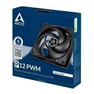 Arctic P12 PWM 120mm Case Fan Black