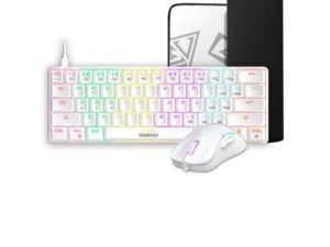 Gamdias Hermes E4 RGB 3-in-1 Wired Gaming Keyboard and Mouse Combo with Mouse Pad