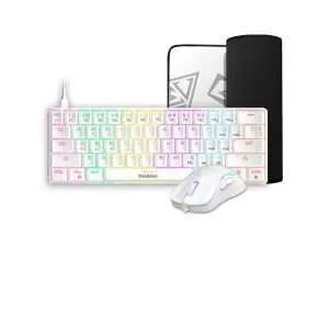 Gamdias Hermes E4 RGB 3-in-1 Wired Gaming Keyboard and Mouse Combo with Mouse Pad