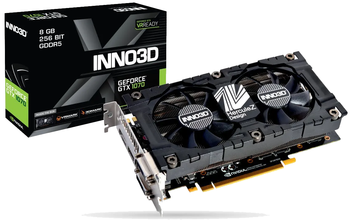 Inno3D GeForce GTX 1070 8GB - グラフィックボード・グラボ・ビデオカード