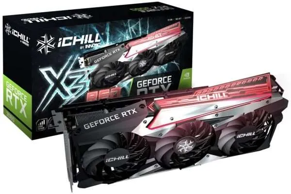 Inno3D Nvidia RTX 3090 iCHILL X4 24GB GDDR6X Graphics Card