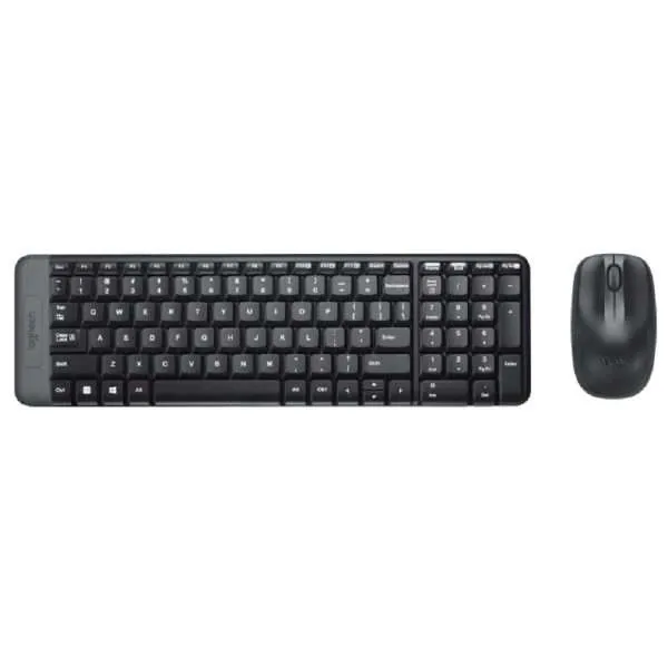 Dell KM3322W Wireless Keyboard and Mouse Combo | Anti Fade and Spill Resistant keys | Black