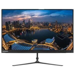 Lenovo L24i-10 24_ Gaming Monitor with VGA, HDMI, FHD, VGA, 4Ms Response Time, Whire LED Backlit, IPS Panel, Frameless